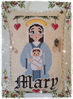 Fairy Wool in the Wood Mary Christmas Ornament
