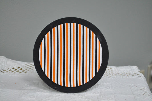 The Stitcher's Stage-Round Stripe Black Back