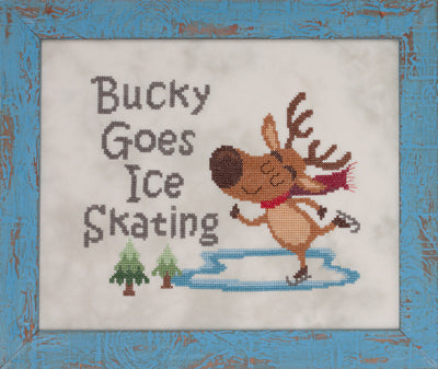 Glendon Place Bucky Goes Ice Skating
