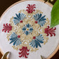 Avlea Folk Embroidery - Avlea embroidery hoop kit Athenian Palmette
