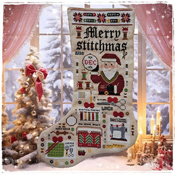 Fairy Wool in the Wood Merry Stitchmas - Christmas Stocking
