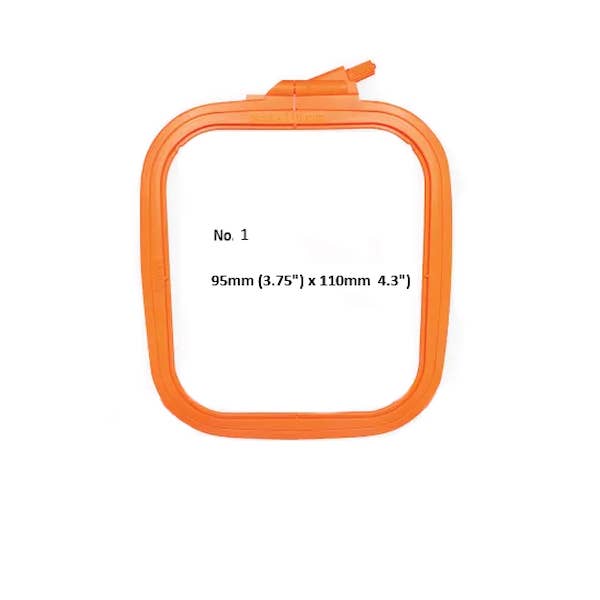 Nurge - Nurge Square Plastic Hoops 145 x 165mm (5.7" x 6 1/2")