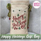 Ardith Designs     Happy Holidays Gift Bag