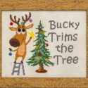Glendon Place Bucky Trims the Tree