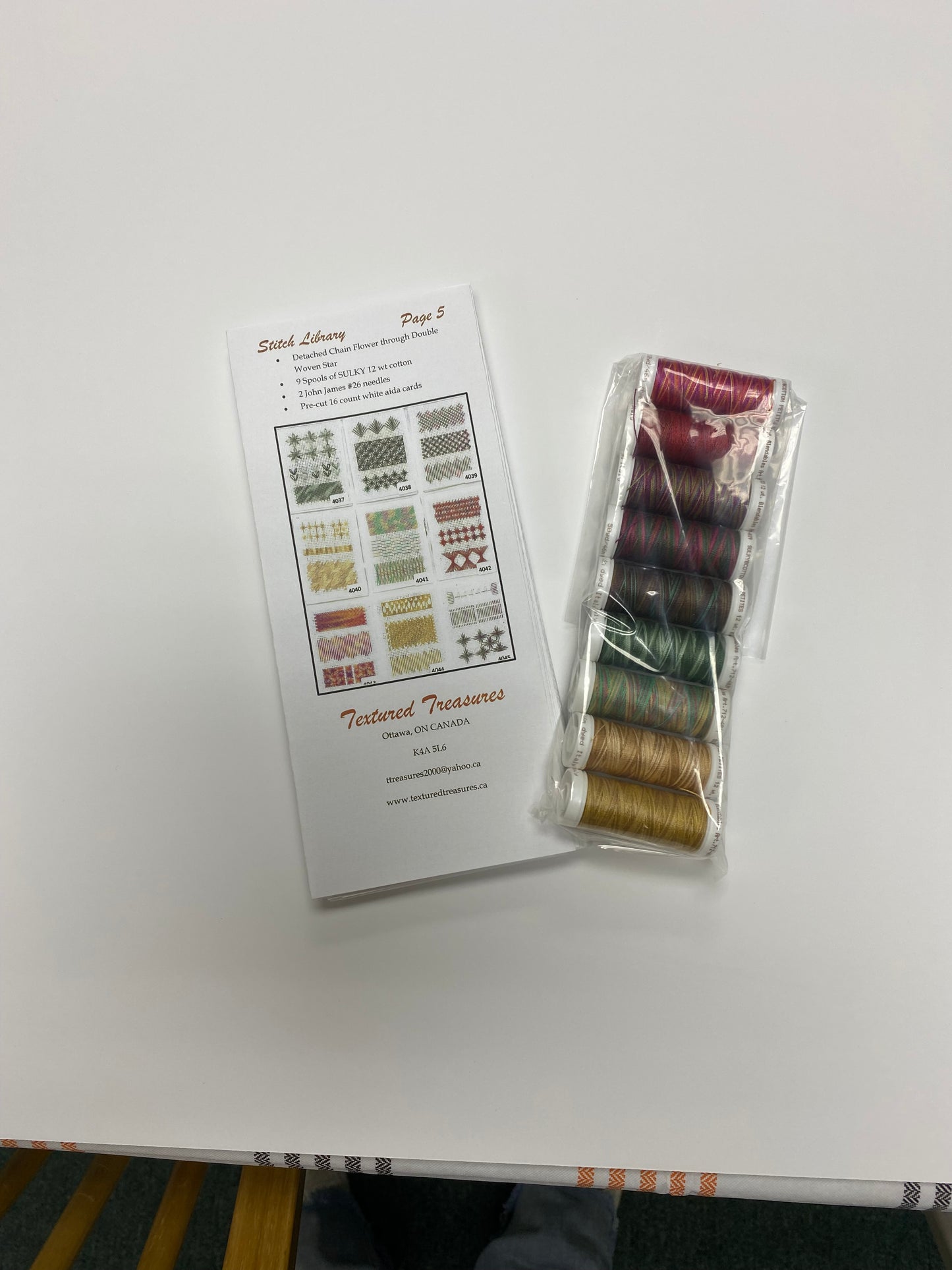 Textured Treasures  Stitch Library