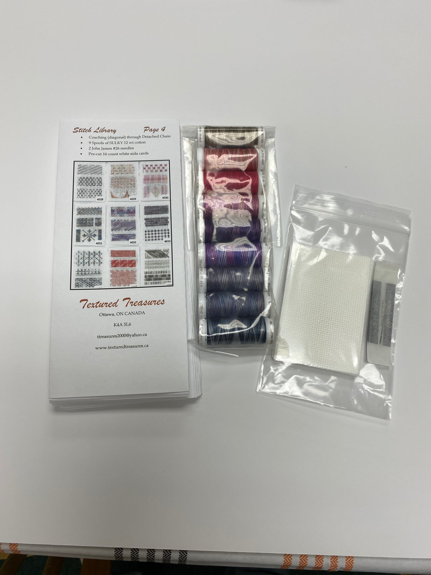 Textured Treasures  Stitch Library