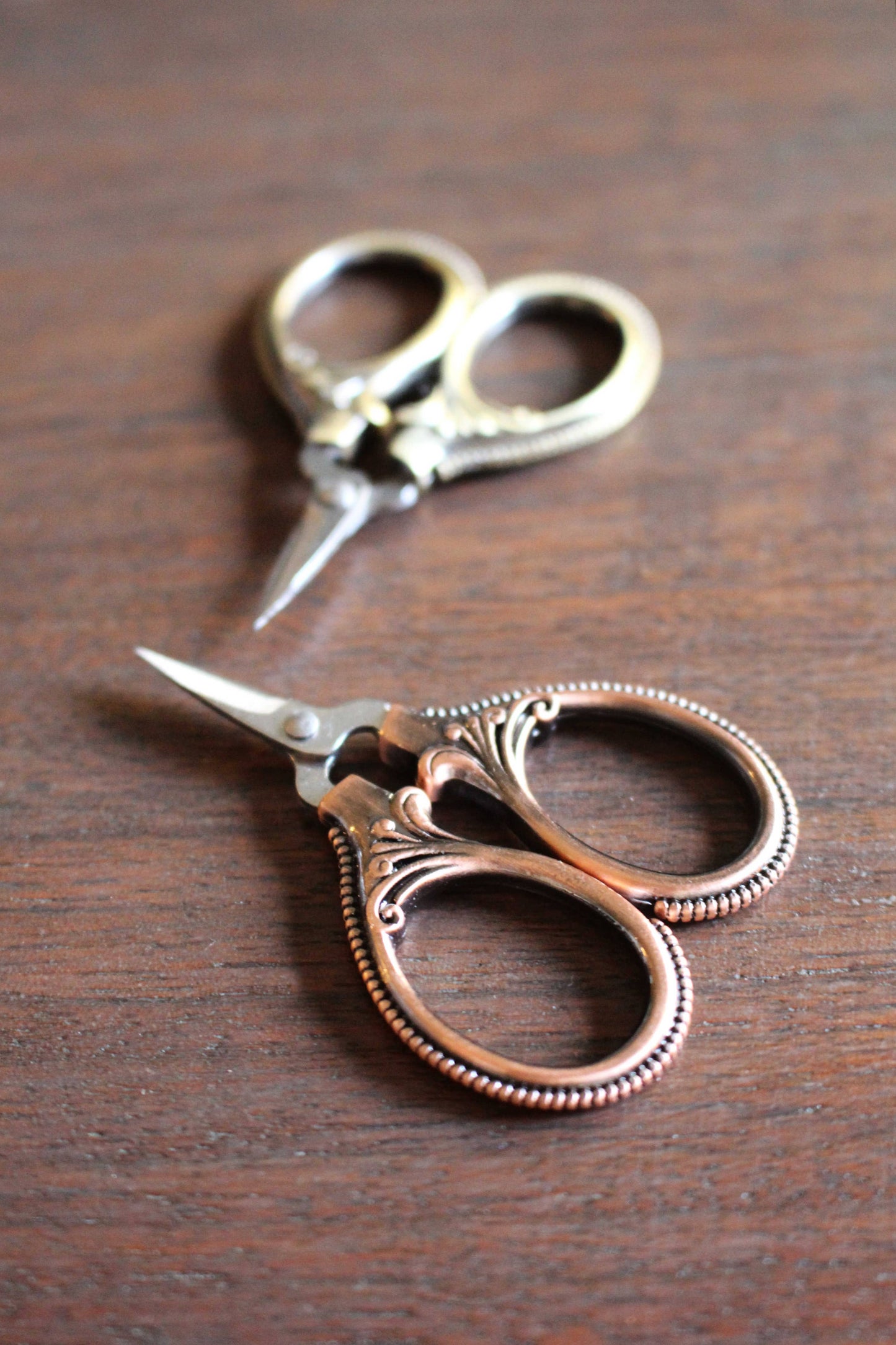 NNK Press - Mini Embroidery Scissors: Antique Gold