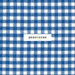 Stitcher's Stage-Square Gingham  White Back