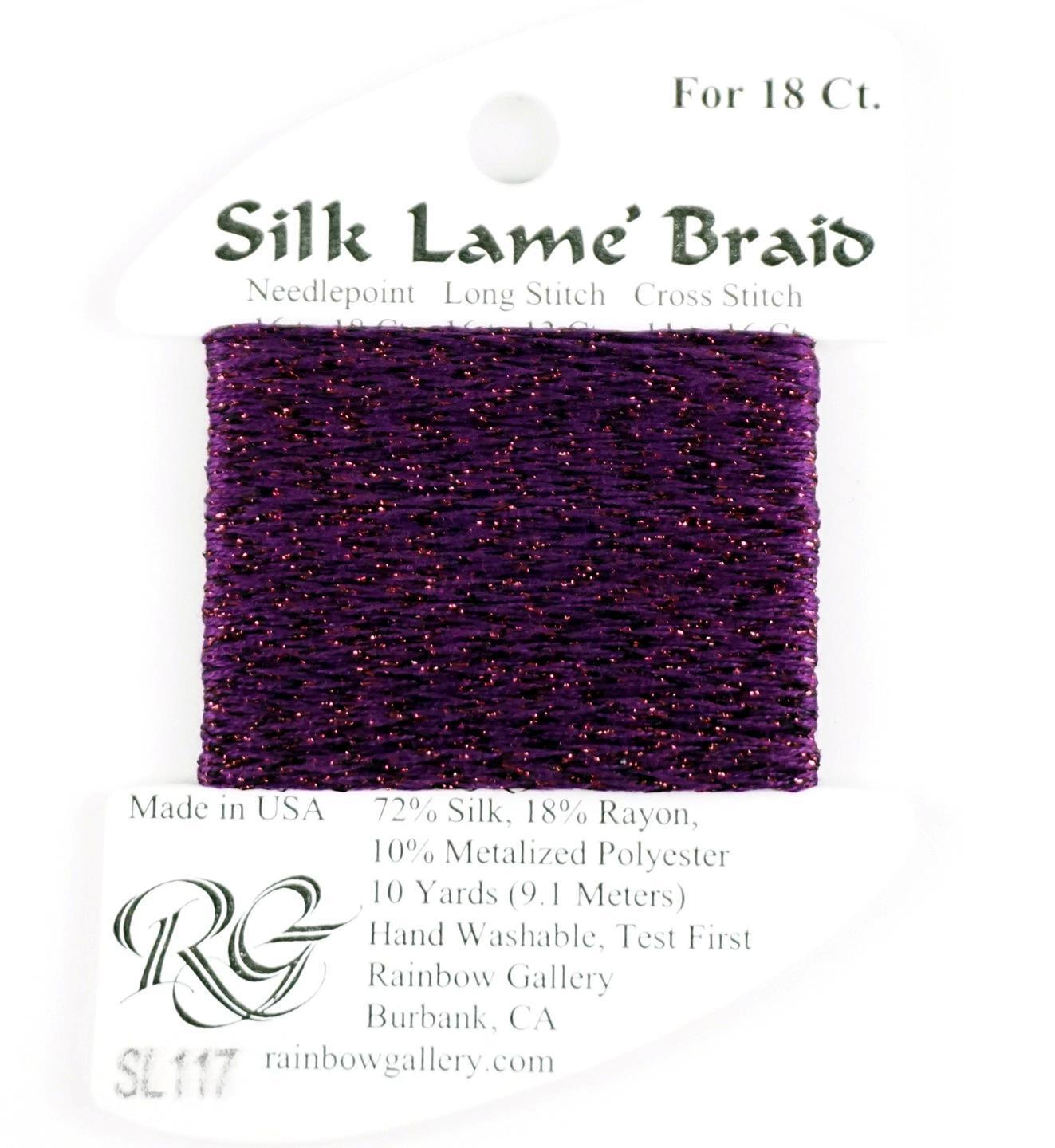 Silk Lame Braid by Rainbow Gallery