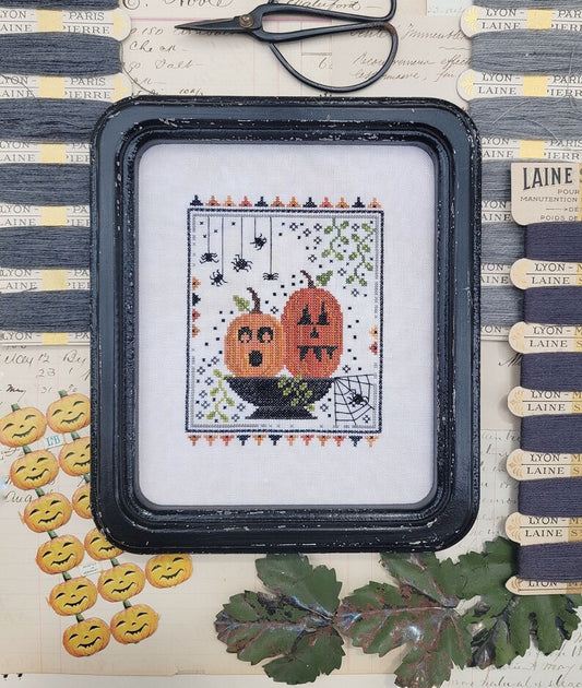 Two Pumpkins Bright by Liz Mathews
