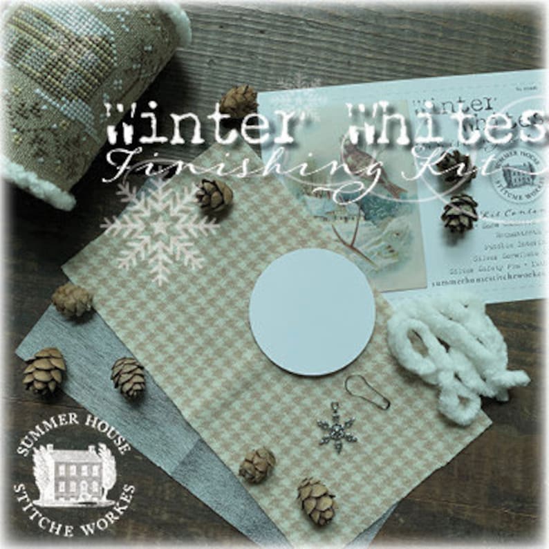 Winter Whites Finishing Kit by Summer House Stitche Works