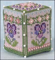 Pansy Rose Cube by Just Nan